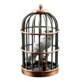 MARGETT Alloy Owl Birdcage Keychain Bird Cage Miniature Hedwig Car Key Chain Creative Vintage Cute Animals Pendant Women Men. 