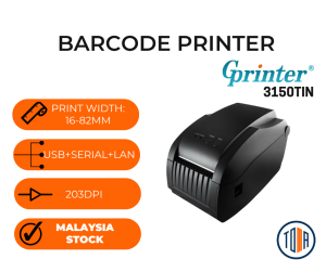 Gprinter 3150TIN Thermal Label Printer USB+SERIAL+LAN
