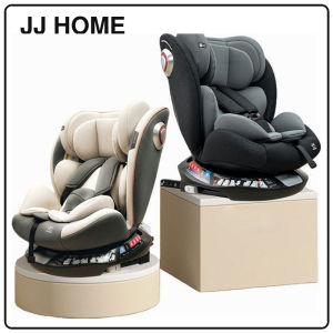 【JJ HOME】360° Rotating Baby Car Seat | 5-Point Safety Belt | Kids 0-12 | AdjustableHeadrest