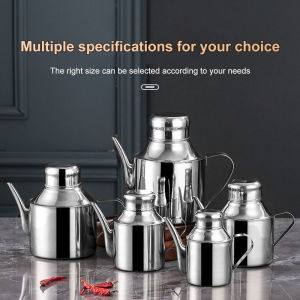 Stainless Steel Oil Container Can Kitchen Oil Filter Pot Household Oil Strainer with filter