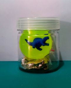 Mainan bola bekel set plus box plastic