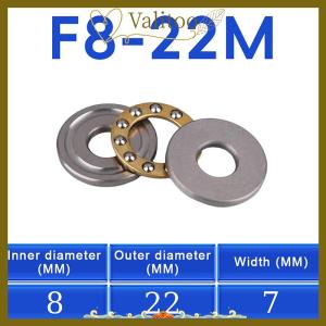 [Valitoo] 3Pcs set Plane Planar Miniature Axial Ball Bearings F7-13M F7-15M F7-17M F8-14M F8-16M F8-19M F8-22M Thrust Ball Bearing