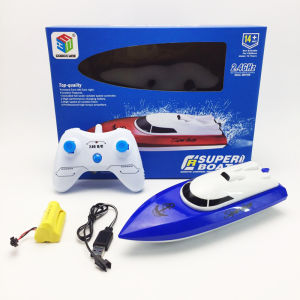 30 Km/h High Speed Racing Rechargeable Batteries Remote Control Boat For Kids Toys Perahu Kontrol Kapal Remote