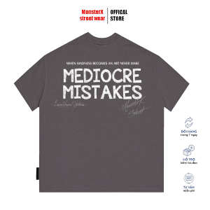 Áo thun BOXY MONSTER X STREET Mistake form boxy nam nữ Local Brand