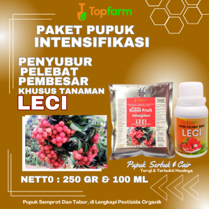 Pupuk Khusus Buah Leci / Pupuk Penyubur Dan Pelebat Tnaman Buah Leci / Pupuk Pohon Leci Agar Berbuah / Pupuk Booster Tanaman Buah Leci