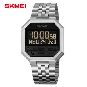 SKMEI 2350 Jam Tangan Pria Digital Tali Stainless Tahan air
