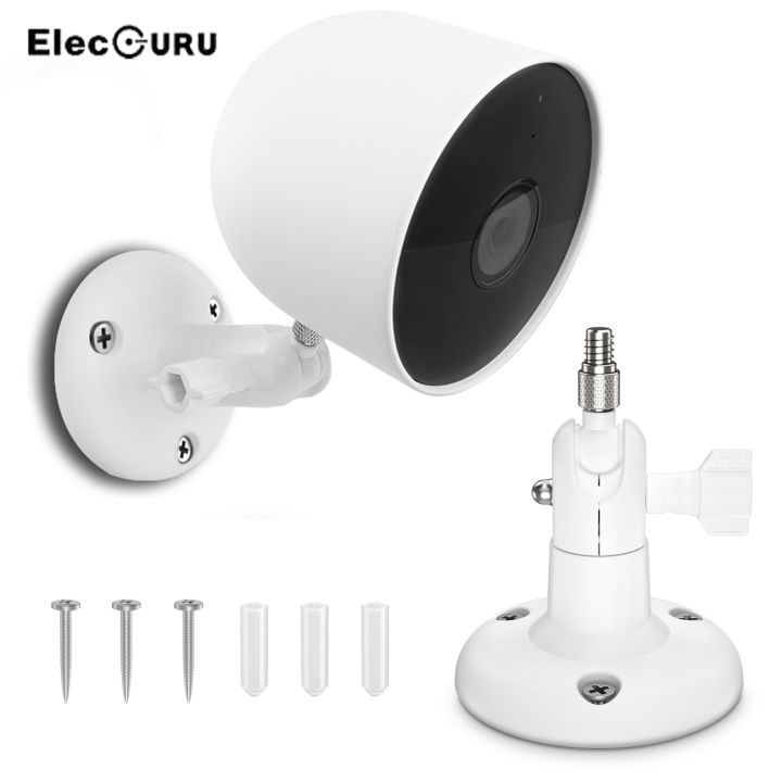 Google Nest Cam Wall Mount Holder 360 Rotate Security Surveillance
