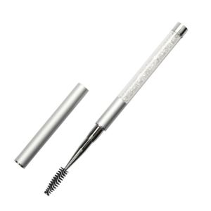 COVIEEZB Răng lược tròn Cọ mascara ghép Có Nắp Radian có thể điều chỉnh Cọ lông mi dạng ống Di động Nối mi Cọ mascara xoắn ốc Phụ nữ