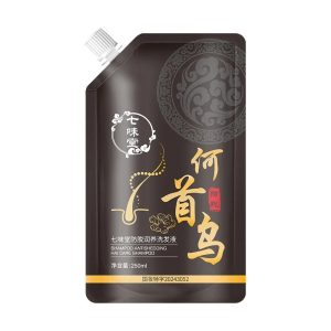 แชมพูลดผมร่วง🌿แชมพูสกัดจากสมุนไพรเข้มข้น สาระสำคัญของสมุนไพร บำรุงรากผม แชมพูลดผมร่วง เพิ่มวอลลุ่ม/แชมพูสมุนไพรเห็ดหลินจือดำและโชวู/แชมพูสมุนไพรเห็ดหลินจือดำและโชวู