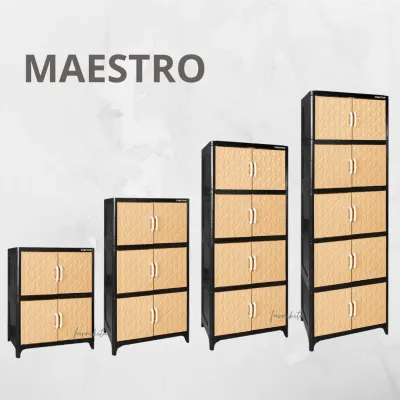 TABIHA LEMARI PAKAIAN PLASTIK MAESTRO MOTIF CRYSTAL LEMARI SERBAGUNA [TABBOX]