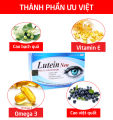 [HCM]Viên uống bổ mắt Lutein New Omega 3 giảm khô mắt mờ mắt mỏi mắt tăng cường thị lực - Hộp 30 viên. 