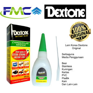 Lem Korea Asli Original Dextone Murah Lem Besi Super Kuat Tetes Cair Untuk Besi Alumunium Stainless Kuningan PVC dll