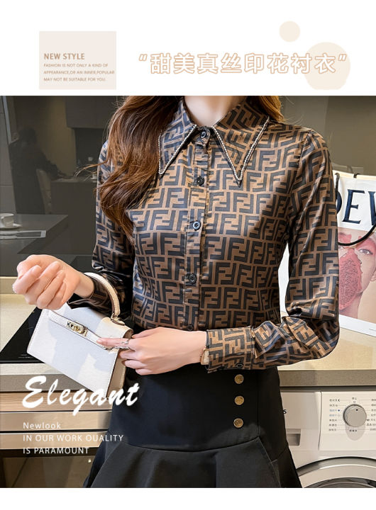 CODAMMIN 2022 spring and autumn new embroidered lace stitching lapel