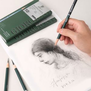 CUNXIN Soft Sketching Pencil Graphite Mixed Smooth Drawing Pencil Set Design Pen Black Charcoal Pencil Beginners