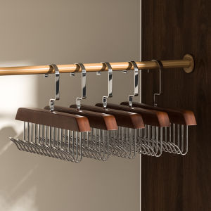 Fuyi Solid Wood Hanger Woman Bra Hanger Man Belt Tie Hanger Durable Vest Bag Hanger Wooden hangers