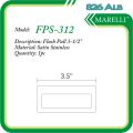 Flush Pull Handle Satin Stainless 3-1/2" 1 pc. 