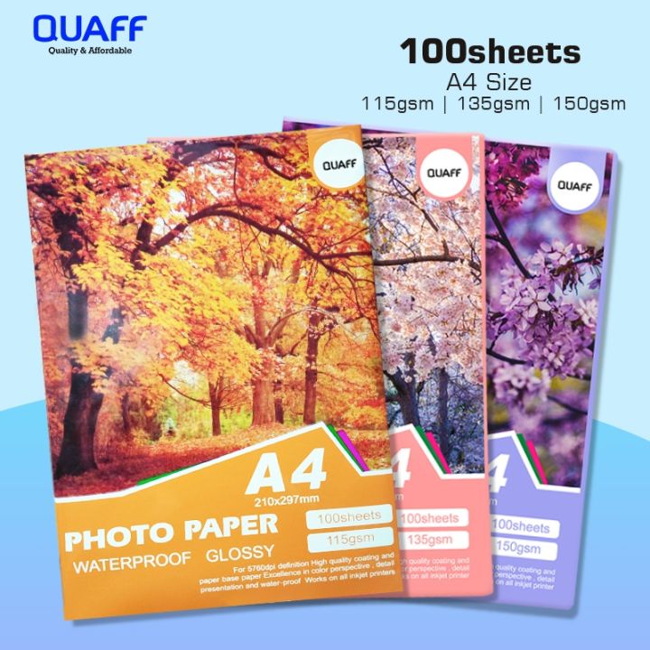 GO Inkjet Glossy Photo Paper - 105 Sheets In A4, A3, A5 & 6x4 Sizes (Premium Quality)