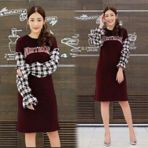 MRSBAJU - DRESS WANITA / DRESS KOREA / DRESS MURAH / DRESS KEKINIAN - YX DRESS NORTH MRN