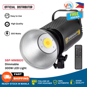MM-8820 300W Video High Light Photography Dimmable Light 3-Color LED Studio Lighting with Remote Control Aluminum Lampshade 3-Color for Shooting Photography Recording Studio Equipment Studio Live Lighting Lamp Light - VMI Direct