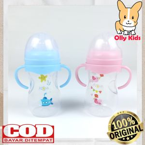 ALYONA AL-015 BOTOL SUSU DENGAN PEGANGAN 240ml/8oz PERLENGKAPAN BAYI BARU LAHIR SIKAT BOTOL BAYI BOTOL SUSU BAYI TAS PERLENGKAPAN BAYI DOT BAYI NEWBORN PEMBERSIH DOT BAYI PERLENGKAPAN BAYI PEREMPUAN BABY SHOP PERLENGKAPAN BAYI PERLENGKAPAN BABY