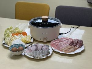 หม้อไฟฟ้า เตาไฟฟ้า กระทะไฟฟ้า หม้อสุกี้ หม้อชาบู หม้ออเนกประสงค์ หม้อน่ารัก หม้อโมจิ รุ่น WU-EC5313