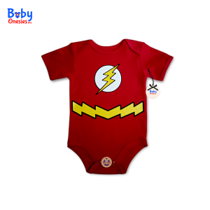 Baby Onesies PH The Flash Superhero Baby Clothes 0-12 months Newborn Infant Baby Boy Cotton Bodysuit