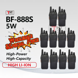 Baofeng 888S Walkie Talkie Set Of 10 UHF Two Way Radio FM Radio 16 Channels 5KM Long Range Radio Original COD