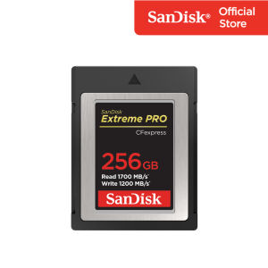 SanDisk Extreme PRO® CFexpress™ Card Type B 256GB SDCFE 1700MB/s R 1200MB/s W 4x6 - SDCFE-256G-GN4NN