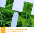 รั้วไม้สนามตกแต่งสวน รั้วกั้นสนามหญ้า รั้วกลางแจ้ง รั้วพลาสติกสีขาว รั้ว PVC รั้วสวนในร่มคอร์ทยาร์ด. 