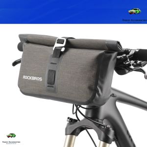 Bag Waterproof Reflective Front Tube Bike 5-6L Bags MTB Large Capacity Handlebar Front Frame Trunk Pannier