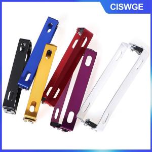 CISWGE Nhôm phổ quát xe máy có thể điều chỉnh góc giấy phép tấm khung chủ