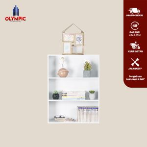 Olympic Rak Serbaguna / Rak Multifungsi / Rak Susun / Rak Buku / RB RUBIK 3T