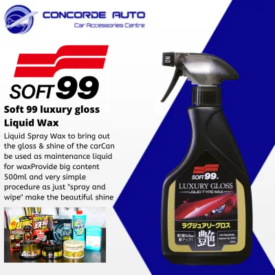 Soft 99 Luxury Gloss Liquid Wax (Quick Detailer) - 500ml