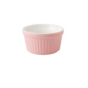 ORIGE HOUSE 4Pcs Colorful Ramekins for Baking Oven Safe Ceramic Souffle Cups Dishwasher-Safe Various Sizes Condiment Dish Souffle