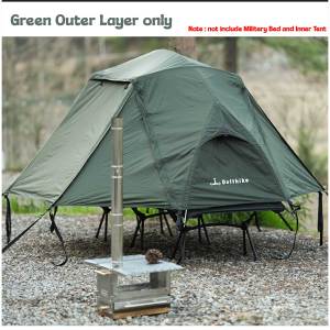 CampBoost DEFTHIKE Military Cot Bed Tent Katil Lipat Khemah Camping Waterproof Tent Camping Tent Bed Camping Bed