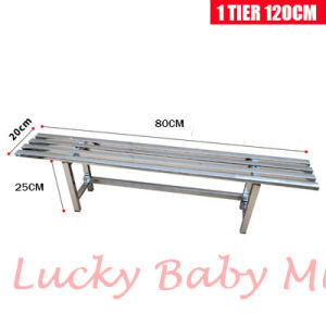 Stainless Steel Plant Bench Hanging Rack Planter Stand Railing Indoor Outdoor Gardening Multi Layer Tier