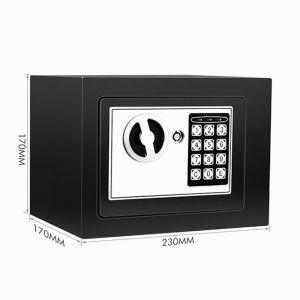 ตู้เซฟ ตู้เซฟนิรภัย ตู้นิรภัย ตู้เซฟอิเล็กทรอนิกส์ ตู้เซฟแบบสแกนนิ้วมือ สีดำ ขนาด80/100cm Safe Box