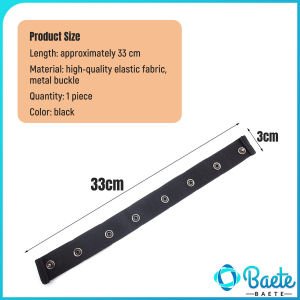 Baete Waist Adjustable Elastic Band For Maternity / Plus Size Trouser Waist Extension Buckle 1Pcs