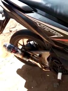 Knalpot Racing R9 Bluemon Beat Scoopy Genio Spacy Vario Mio Xeon X-Ride (matic all series)