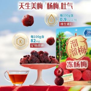100g冻杨梅果干蜜饯果干梅子Frozen Waxberry Preserved Fruits Plums with Sweet and Sour Taste dried fruits