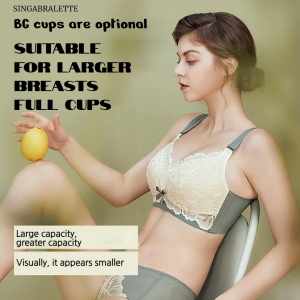 【SINGABRALETTE】Breast Support Bra with Adjustable Straps and Underwire for Women