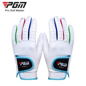 PGM Kids Golf gloves for girls 1 pairs per pack right hand and left hand Extra Value Childrens Golf gloves for Kids Youth Junior Toddler Girls Soft breathable comfortable