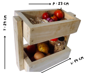 Rak  bawang dan telur susun 3 dan 2 bumbu dapur penyimpanan garam