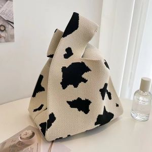 Tas Tangan Knot Bag Korean Fashion Knot Bag Bahan Rajut Style Knitted Bag