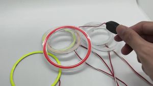 WH [Ready Stock] 1pcs LED Angel Eyes Halo Ring Headlight Daytime Running Light DRL 12V 60-120mm Car Motorcycle Headlight  Accessories