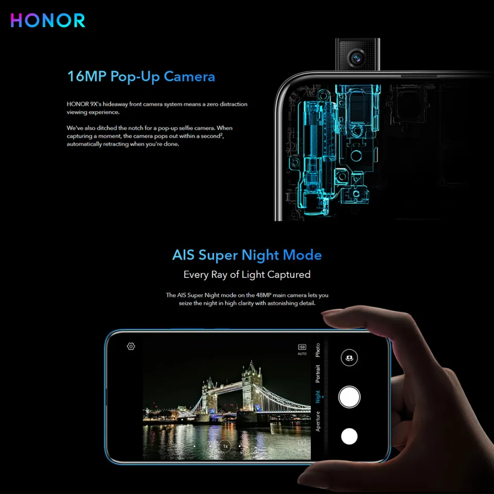 Original Honor 9X Smartphone 6.59-inches IPS-LCD Fullview Screen 12nm Kirin  710F Chipset GPU Turbo 3.0 Octa-core 4GB RAM+128GB ROM Smart Phone | Lazada