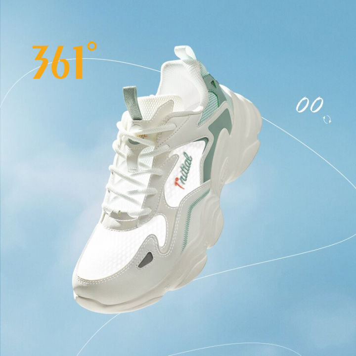 361 Degrees Yunshu Women's Sneakers Spring and Summer Breathable Stitching  Retro Casual Dad Shoes 682326774 Lazada PH