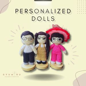 Crochet Dolls | Customized & Personalized Dolls | Mini me Doll |Amigurumi | Keychain Dolls