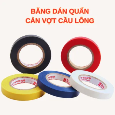 Băng Dính Quấn Cán Vợt Cầu Lông Băng Dán Chuyên Dụng Giúp Cố Định Vợt Băng Keo