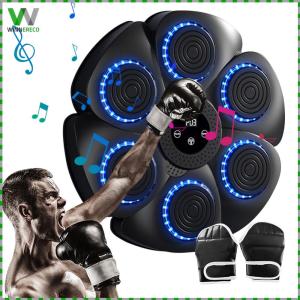 Music Boxing Machine Music Boxing Puncher Type C Charging RGB Light for Home Gym